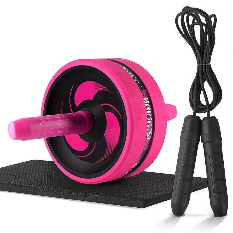 Ab Roller with Foam Handle - Core Exercise Equipment for Home Gym