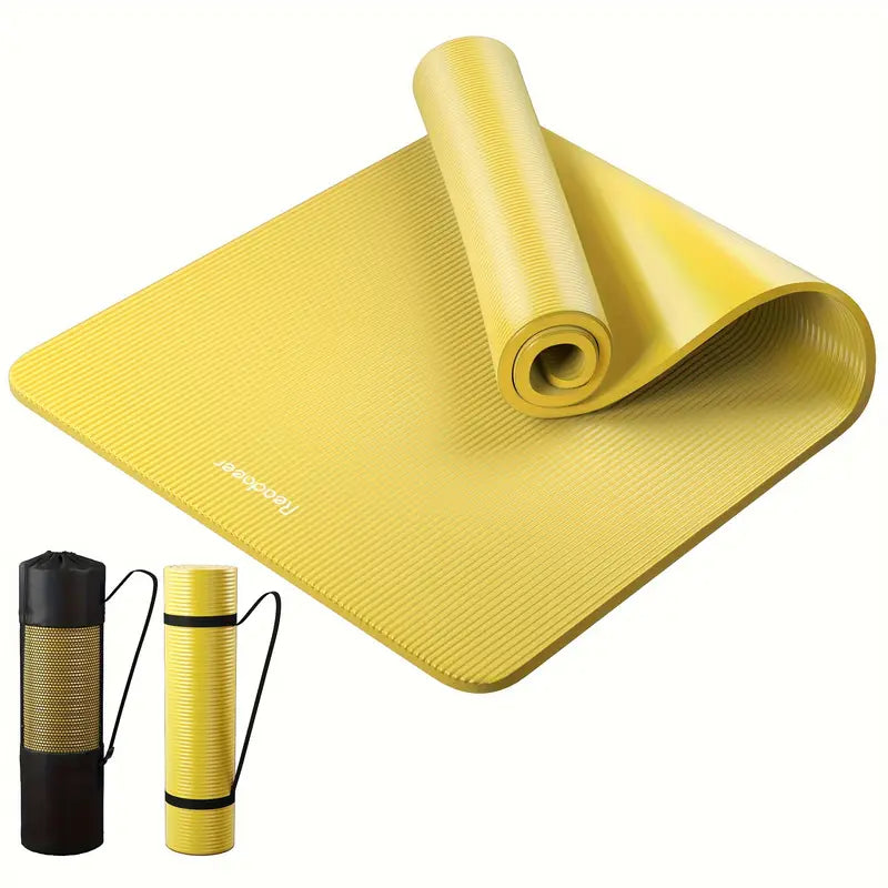 Thick Non-Slip Rubber Yoga Mat – 72 x 24 in